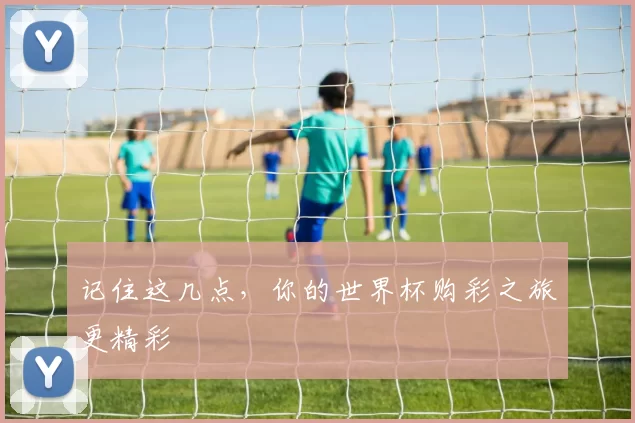 记住这几点,你的世界杯购彩之旅更精彩