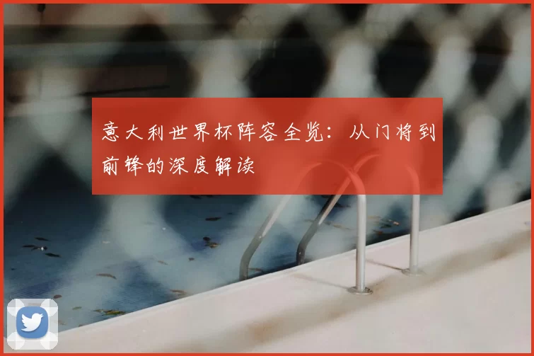 意大利世界杯阵容全览:从门将到前锋的深度解读