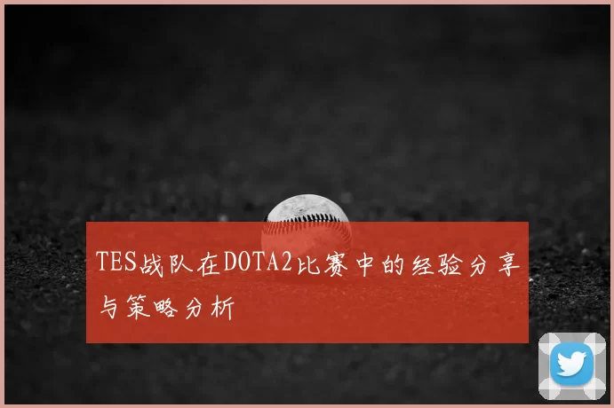 TES战队在DOTA2比赛中的经验分享与策略分析