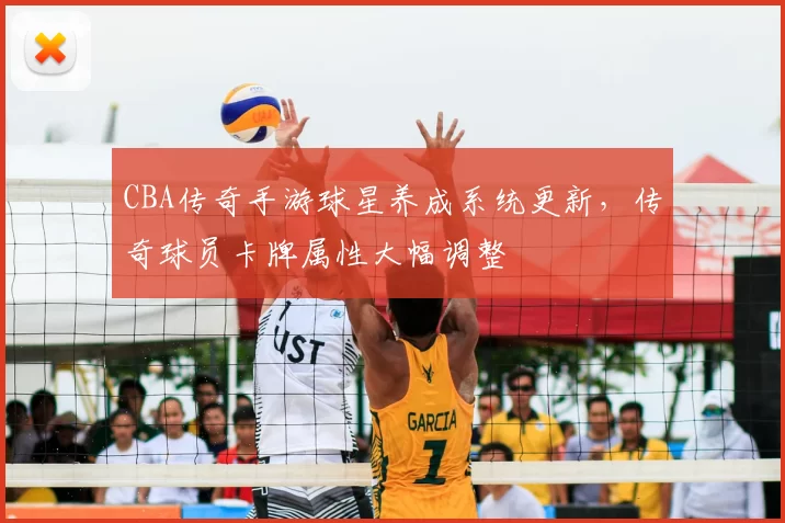 CBA传奇手游球星养成系统更新,传奇球员卡牌属性大幅调整